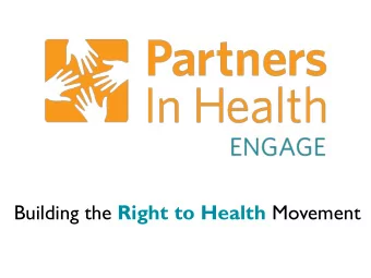 Building the Right to Health Movement  Writing Letters  to the Editor  Agenda  What is a LTE