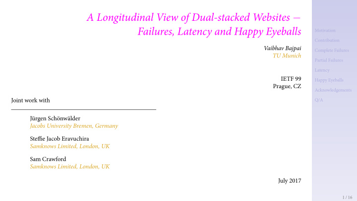 failures latency and happy eyeballs