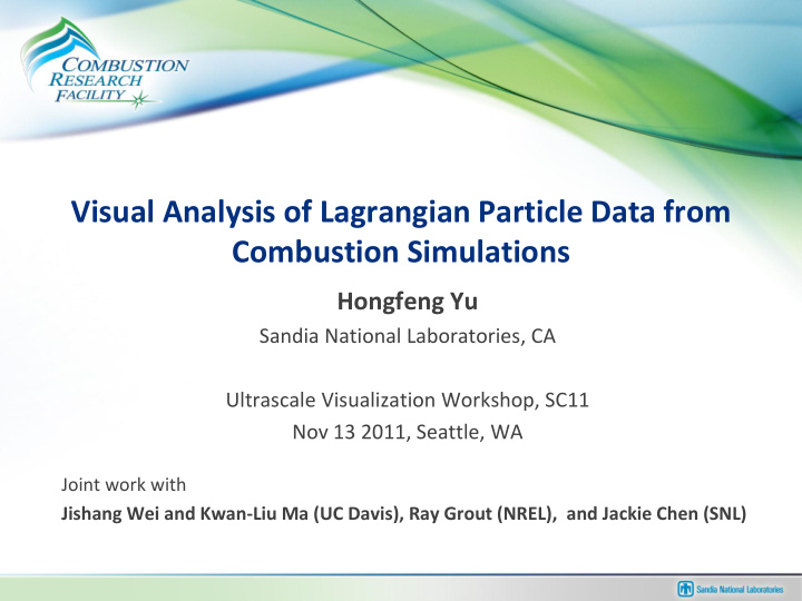 combustion simulations