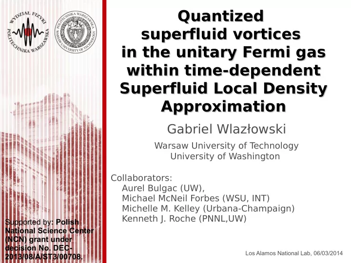 quantized quantized superfluid vortices superfluid