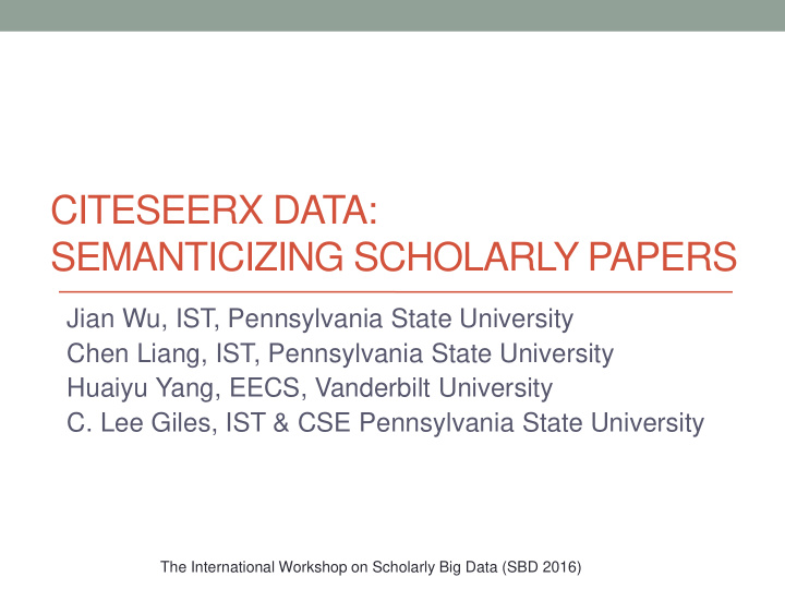 citeseerx data semanticizing scholarly papers