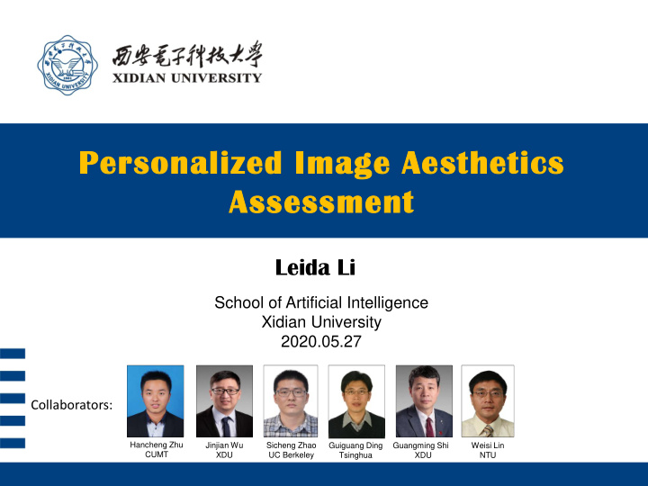 personalized image aesthetics