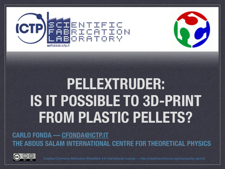 pellextruder is it possible to 3d print from plastic