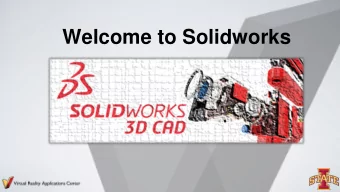 Welcome to Solidworks  Look at what we can do now  Computer-Aided  Virtual Reality  Stress