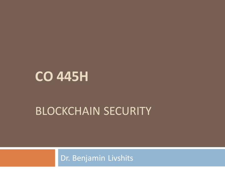 co 445h