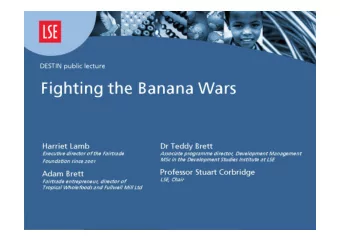 Economics and Poverty  Commodity Prices in Real Terms: Jute  Commodity Prices in Real Terms: