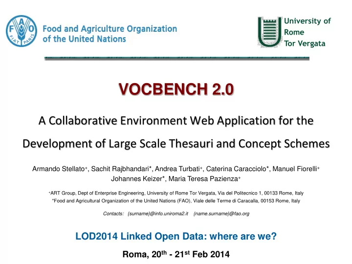 vocbench 2 0