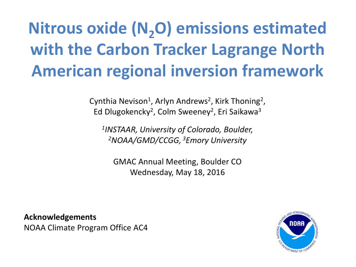 nitrous oxide n 2 o emissions estimated with the carbon