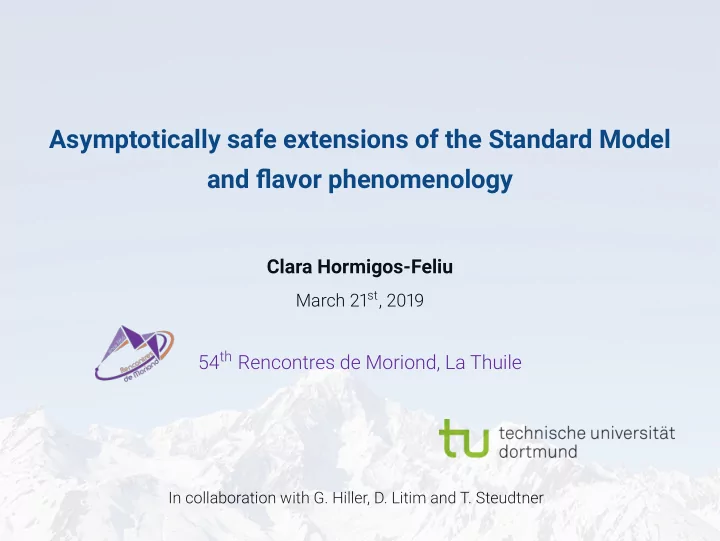 asymptotically safe extensions of the standard model and