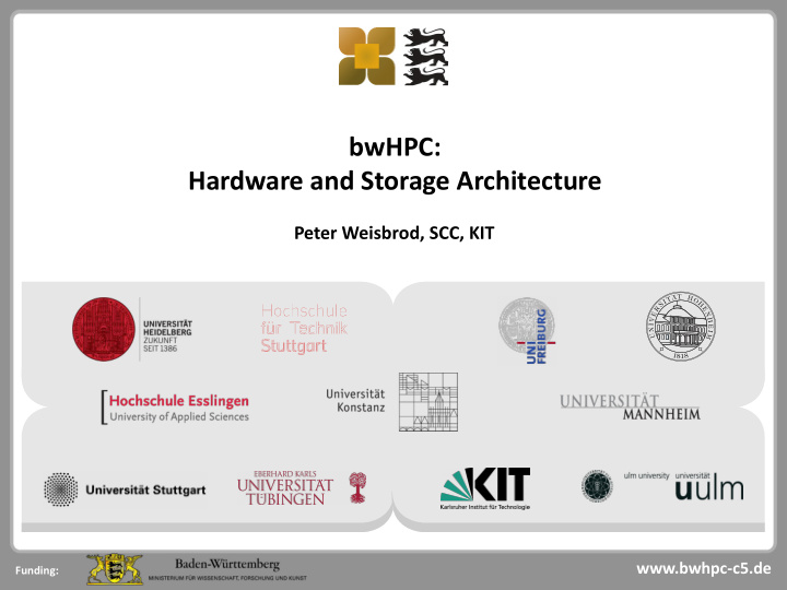 bwhpc hardware and storage architecture