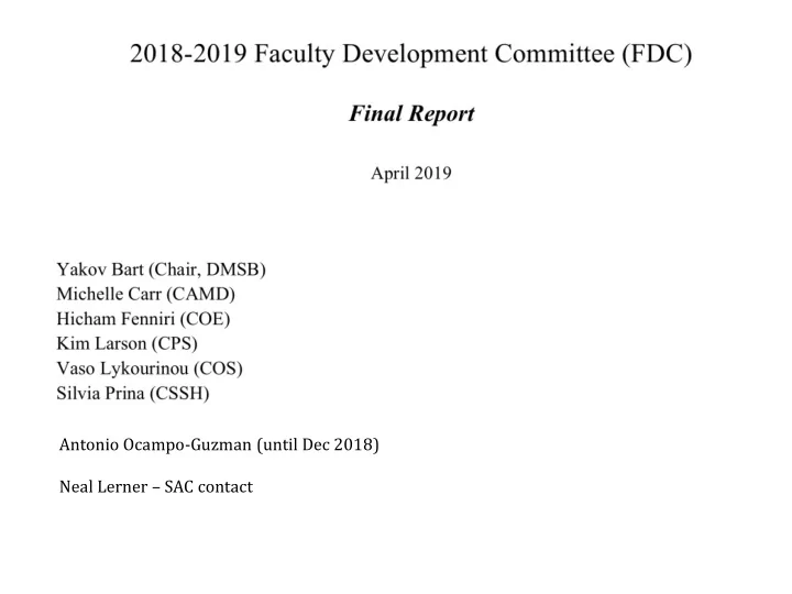 antonio ocampo guzman until dec 2018 neal lerner sac