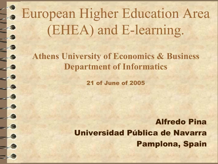 european higher education area ehea and e learning