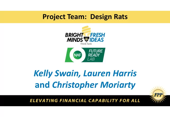 kelly swain lauren harris and christopher moriarty