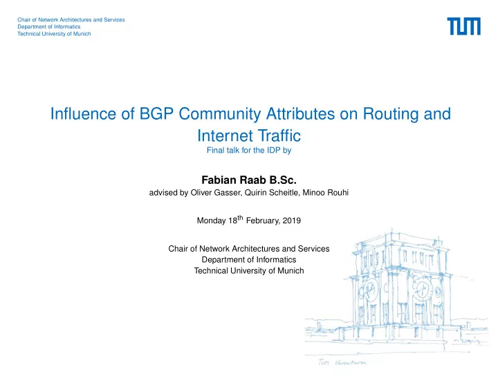influence of bgp community attributes on routing and