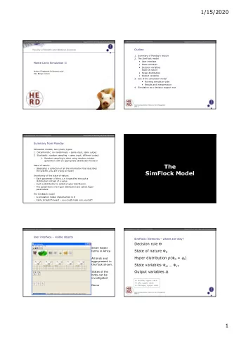 The  State-of-nature:  (Basically) a collection of all the information that describes    the