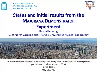 Status  and  initial  results  from  the     M AJORANA D EMONSTRATOR