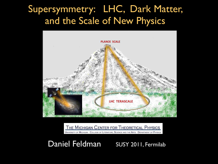 supersymmetry lhc dark matter and the scale of new physics