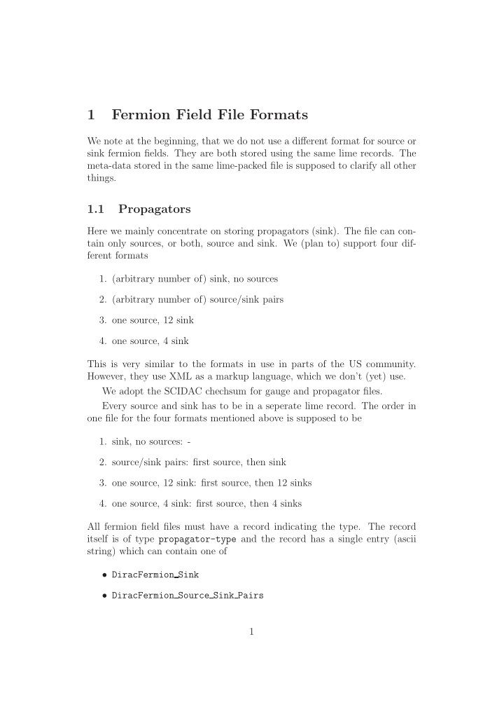 1 fermion field file formats