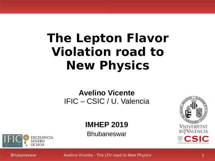 the lepton flavor violation road to new physics