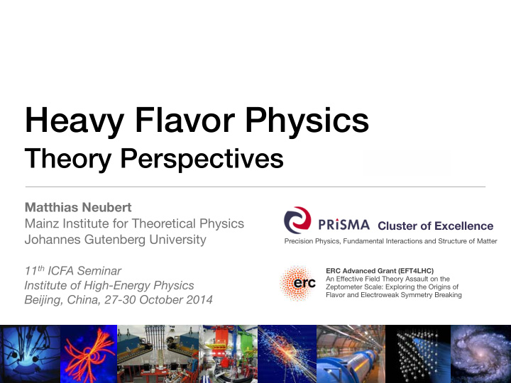 heavy flavor physics
