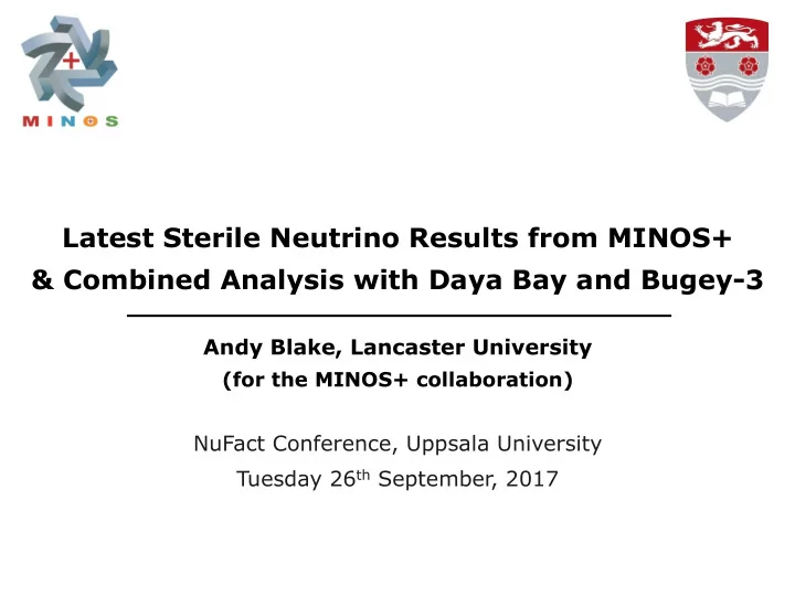 combined analysis with daya bay and bugey 3