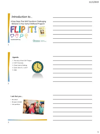 Introduction to  4 Easy Steps That Will Transform Challenging  Behavior in Your Early Childhood