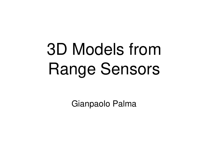 range sensors