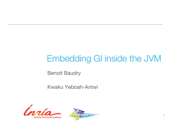 embedding gi inside the jvm