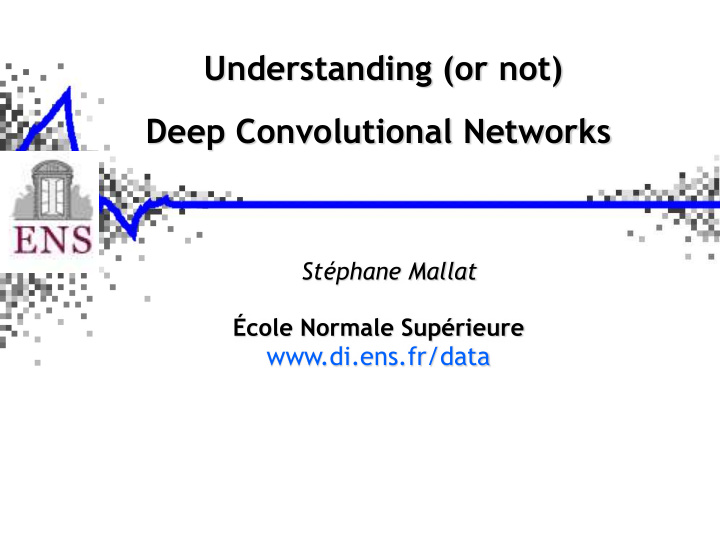 understanding or not deep convolutional networks