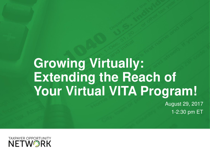 growing virtually extending the reach of your virtual