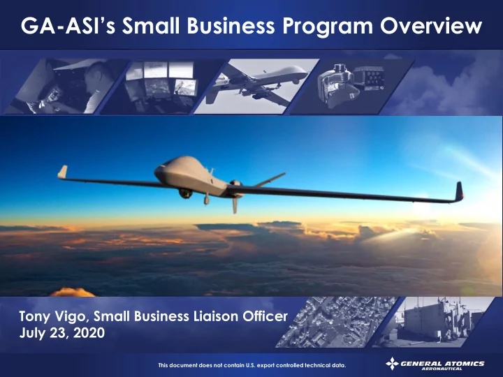 ga asi s small business program overview