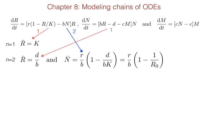 chapter 8 modeling chains of odes