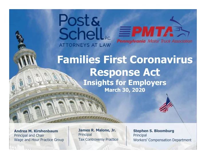 families first coronavirus response act