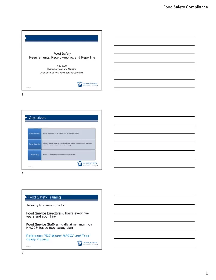 food safety compliance