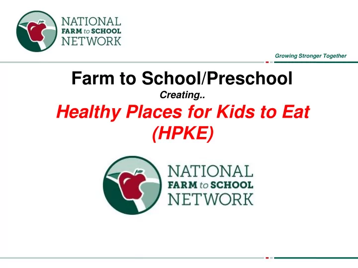 healthy places for kids to eat