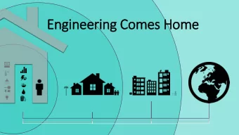 Engineering Comes Home  Engineering Comes Home  Water-Energy-Food nexus  Bottom-up