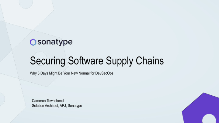 securing software supply chains