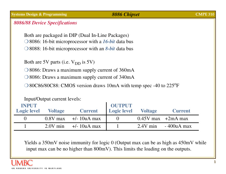 8086 chipset