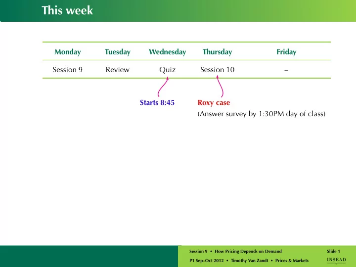 this week