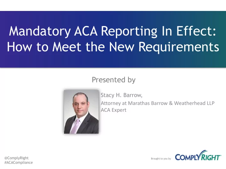 how to meet the new requirements
