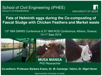 School of Civil Engineering (iPHEE)  School of Civil Engineering (iPHEE)  FACULTY OF ENGINEERING