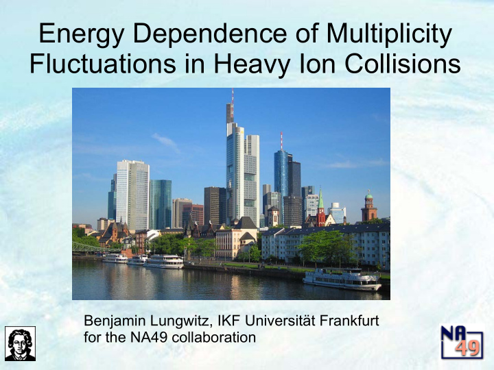 energy dependence of multiplicity fluctuations in heavy