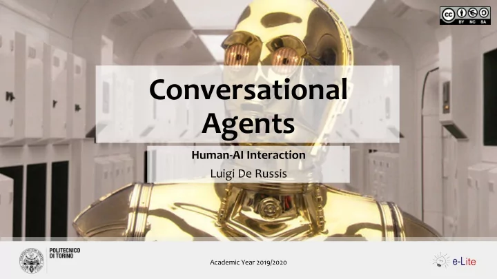 conversational agents