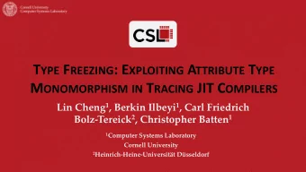 Type Freezing  Motivation  Background  Simple Type Freezing  Nested Type Freezing  Evaluation  Page