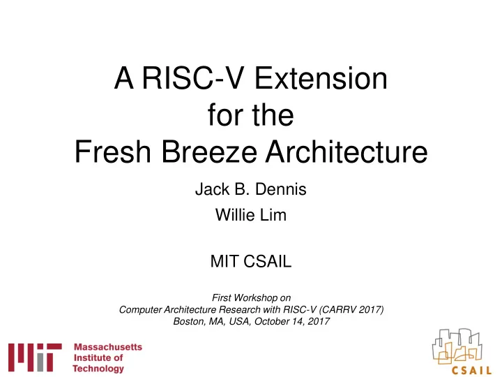fresh breeze architecture