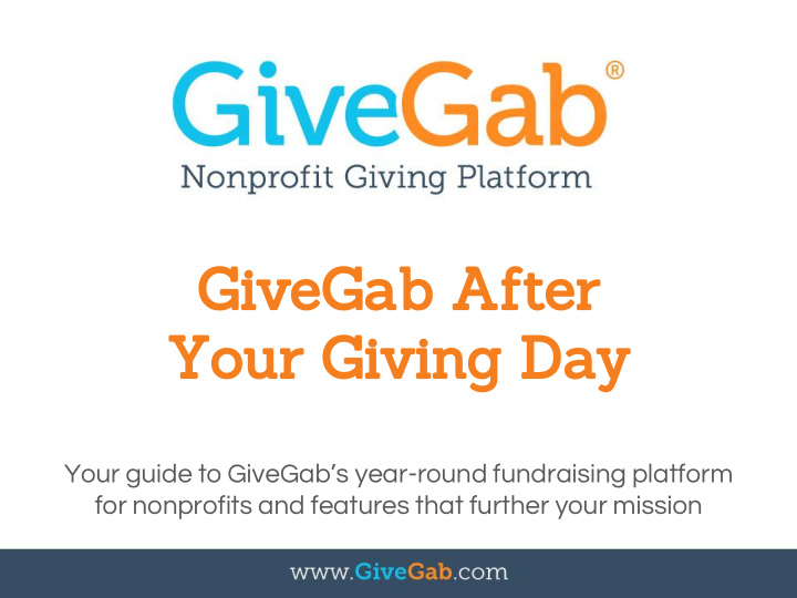 givegab after your giving day
