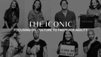 FOCUSING ON CULTURE TO FASTRACK AGILITY  WHO WE ARE  ANZs #1 FASHION  AND SPORTSWEAR  ONLINE