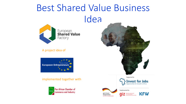 best shared value business idea