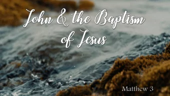 1. Herald of the King  1. Herald of the King And you, child, will be called  the prophet of the