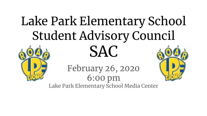 lake park elementary school